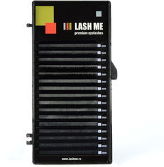 Черные ресницы LASH ME, 16 линий, 13 L 0.10 0